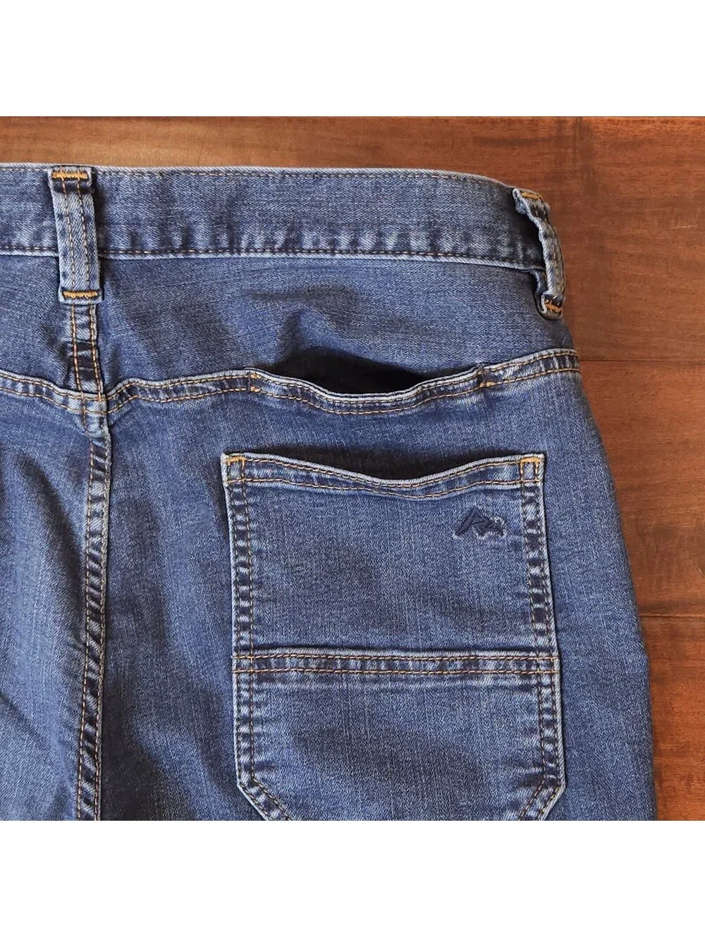 Ridgecut Toughwear Blue Denim With Flex Work Jeans Sz 32x32 Straight Fit